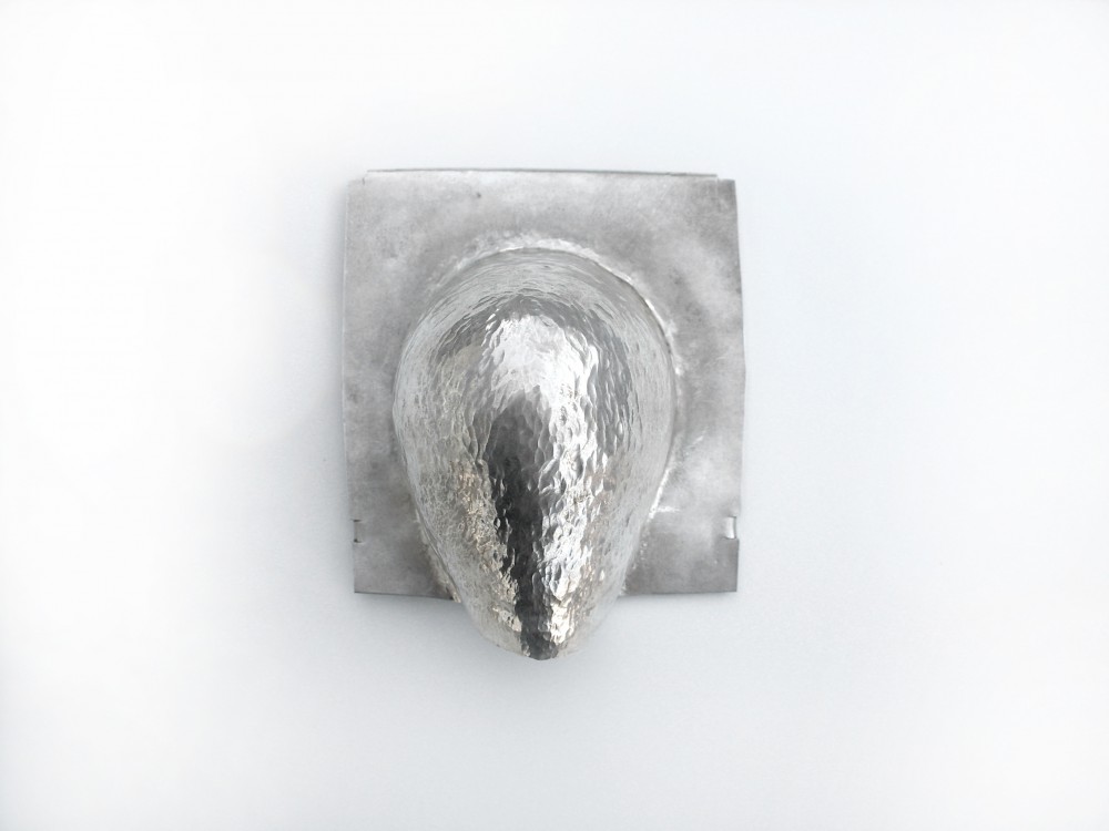 Brooch, silver, 10 cm x 11 cm, Klara Brynge